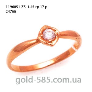 Кольцо золотое zs-1196851