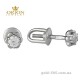Сережки из белого золота 2190789102