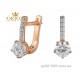 Сережки из красного золота 2102722101