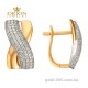Сережки из красного золота 2191295112
