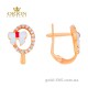 Сережки из красного золота 2102683101