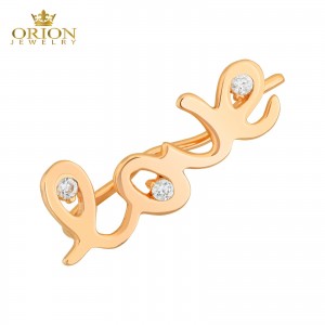 Серьги из желтого золота