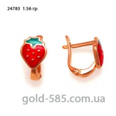 Серьги | Серьги детские клубнички ZS-2113481
