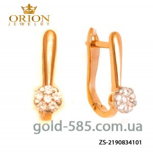 Серьги золотые ZS-2190834101