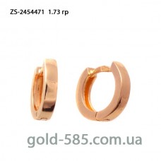 Серьги золотые кольцами ZS-2454471