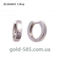 Серьги золотые кольцами ZS-2454472