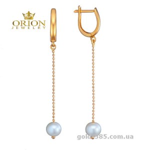 Сережки из желтого золота 2104115103