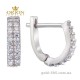Сережки из белого золота 2101743102