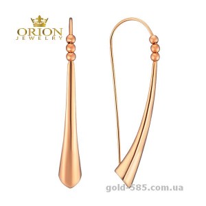 Сережки из красного золота 2003912101