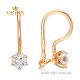 Сережки из красного золота 2102689101