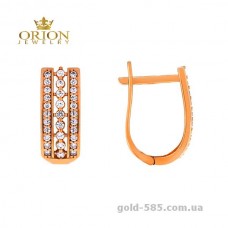 Сережки из красного золота 2190895101