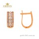 Сережки из красного золота 2190895101