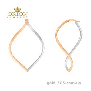 Сережки из красного золота 2002546112