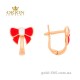Сережки из красного золота 2102686101