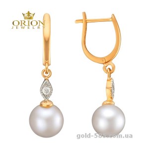 Сережки из красного золота 2104436101