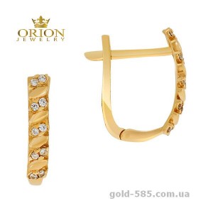 Сережки из красного золота 2731471