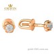 Сережки из красного золота 2190789101