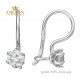 Сережки из белого золота 2102689102