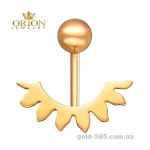 Пирсинг из желтого золота 6003838103