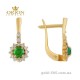 Сережки из красного золота 2190749101