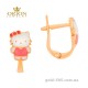 Сережки из красного золота 2102678101