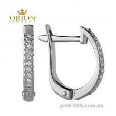 Сережки из белого золота 2190631102