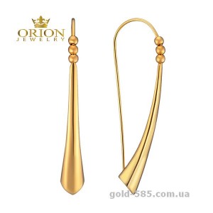 Сережки из желтого золота 2003912103