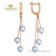 Сережки из красного золота 2104122101