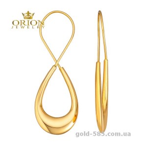 Сережки из желтого золота 2004434103