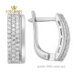 Сережки из белого золота 2102951102