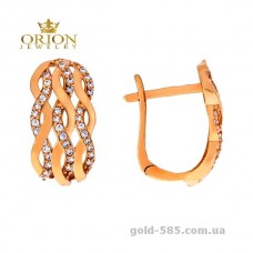 Сережки из красного золота 2730371