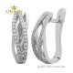 Сережки из белого золота 2190873102