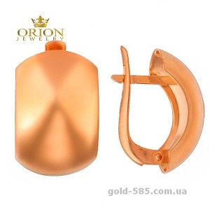 Сережки из красного золота 2001643101