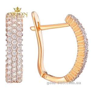 Сережки из красного золота 2190877101