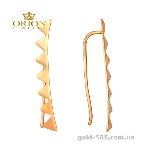 Сережки из красного золота 2004068101