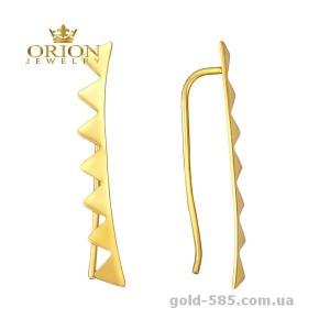 Сережки из желтого золота 2004068103