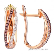 Сережки из красного золота 2190873101