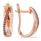Сережки из красного золота 2190873101