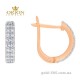 Сережки из красного золота 2102165101