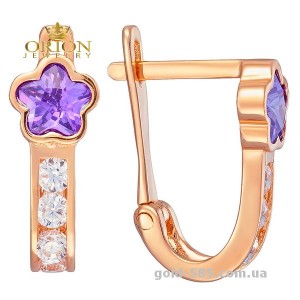 Сережки из красного золота 2102915101