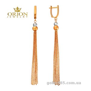 Сережки из красного золота 2004142112