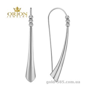 Сережки из белого золота 2003912102