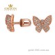 Сережки из красного золота 2190016101