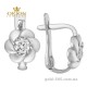 Сережки из белого золота 2100898102