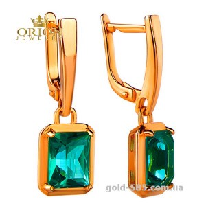 Сережки из красного золота 2190729101