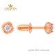 Сережки из красного золота 2190755101