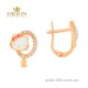 Сережки из красного золота 2102579101