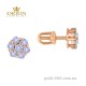 Сережки из красного золота 2190764101
