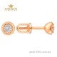 Сережки из красного золота 2190864101