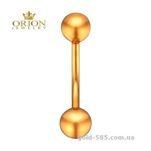 Пирсинг из красного золота 6003319101